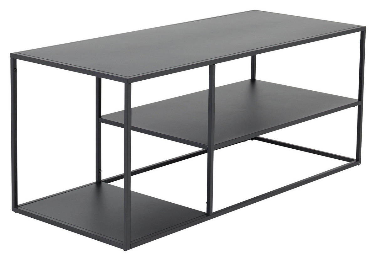 SOFFBORD i metall 120/50/50 cm  - svart, Design, metall (120/50/50cm) - Livetastic