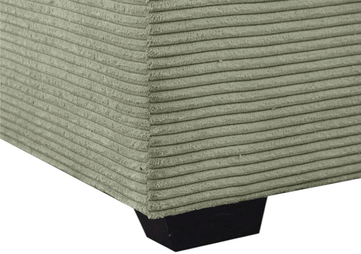 ROHOVÁ SEDAČKA, textil, olivově zelená - černá/šalvějově zelená, Konvenční, dřevo/textil (298/202cm) - Carryhome