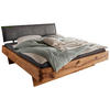 BALKENBETT 140/200 cm  in Anthrazit, Wildeiche  - Wildeiche/Anthrazit, Natur, Holz (140/200cm) - Valnatura