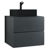 WASCHTISCHKOMBI 61 cm  - Anthrazit, MODERN, Keramik/Holzwerkstoff (61cm) - MID.YOU