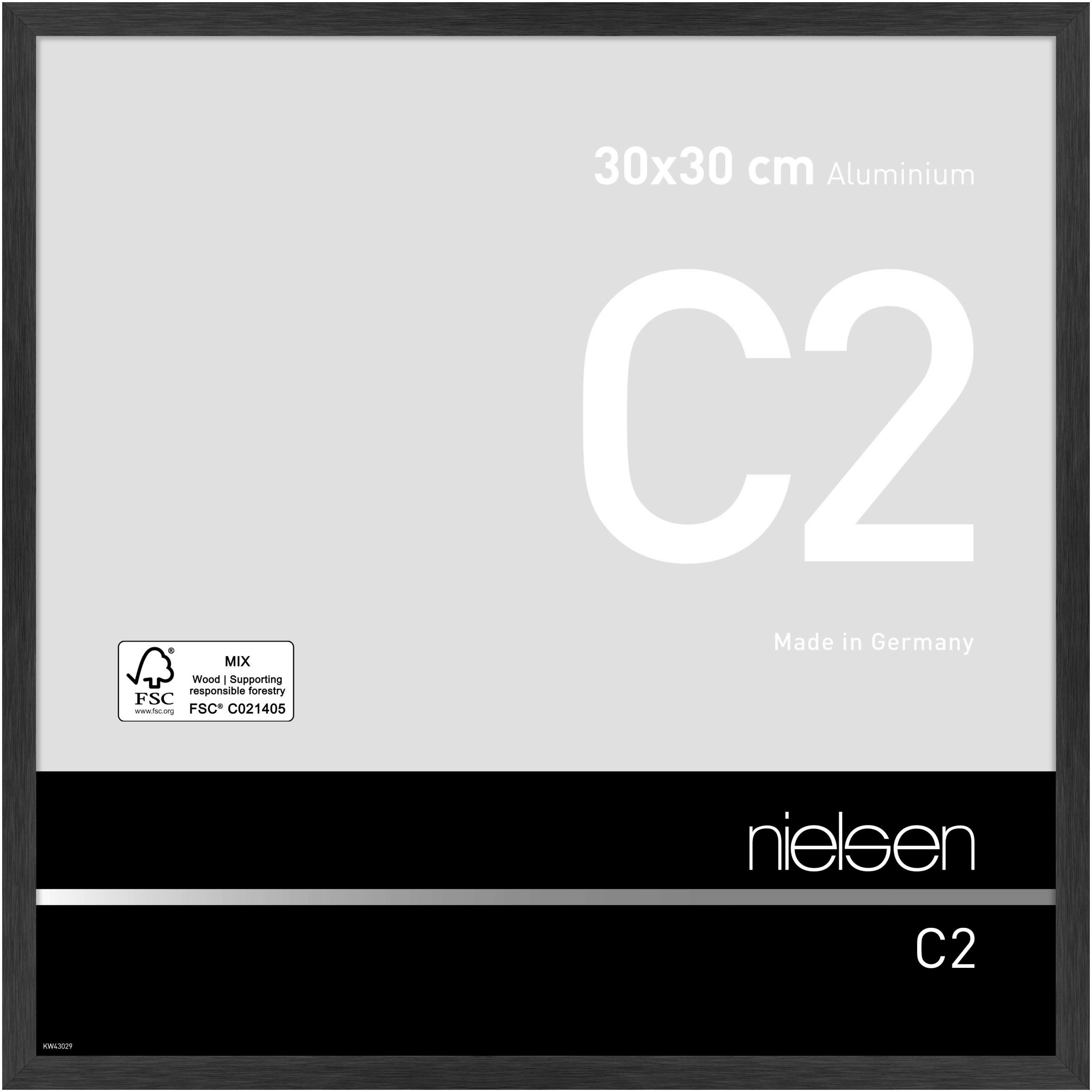 RAHMEN - Schwarz, Basics, Metall (31,54/31,54/2,5cm) - Nielsen