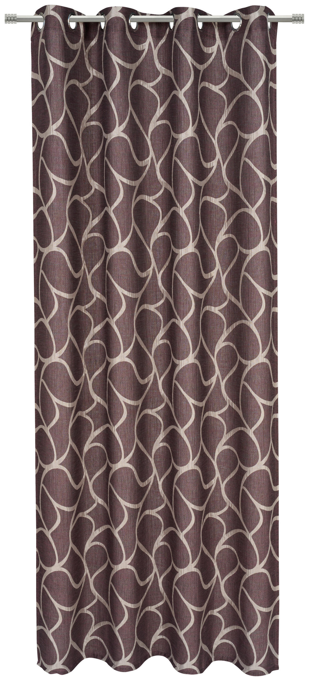 ÖSENSCHAL blickdicht 140/245 cm   - Aubergine, Design, Textil (140/245cm) - Esposa
