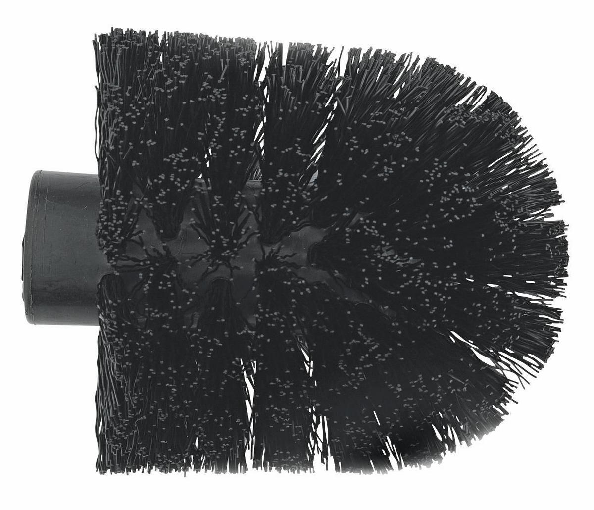 ERSATZBÜRSTENKOPF in   Kunststoff  - Schwarz, Basics, Kunststoff (8,5cm) - Sadena