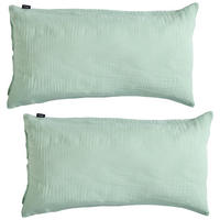 KISSENBEZUG-SET GENTANO 40/80 cm  - Grün, Basics, Textil (40/80cm) - Novel