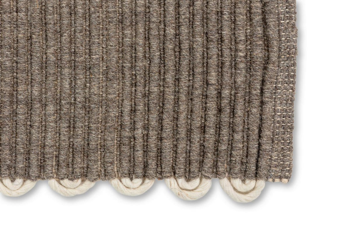 HANDWEBTEPPICH 160/230 cm Omira Dunkelgrau rechteckig  - Dunkelgrau, Basics, Textil (160/230cm) - Schöner Wohnen