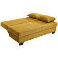 SCHLAFSOFA in Flachgewebe Gelb  - Gelb, KONVENTIONELL, Holz/Textil (200/88/102cm) - Xora