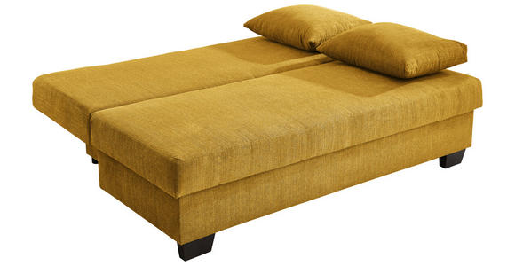 SCHLAFSOFA in Flachgewebe Gelb  - Gelb, KONVENTIONELL, Holz/Textil (200/88/102cm) - Xora