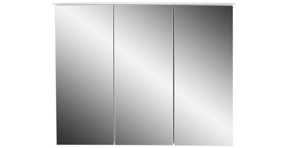 Spiegelschrank mit Soft-Close + Led Avensis B: 90cm, Eiche - Klar/Eichefarben, MODERN, Glas/Holzwerkstoff - Luca Bessoni