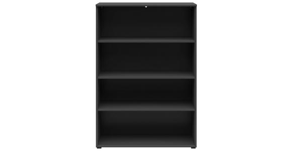 REGAL Graphitfarben - Anthrazit/Graphitfarben, MODERN, Holzwerkstoff/Kunststoff (80/115/40cm) - Carryhome