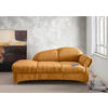 OTTOMANE in Mikrofaser Goldfarben  - Wildeiche/Goldfarben, Konventionell, Holz/Textil (190/84/86cm) - Livetastic