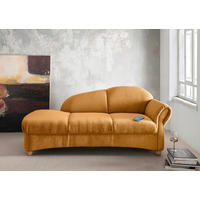 OTTOMANE in Mikrofaser Goldfarben  - Wildeiche/Goldfarben, Konventionell, Holz/Textil (190/84/86cm) - Livetastic