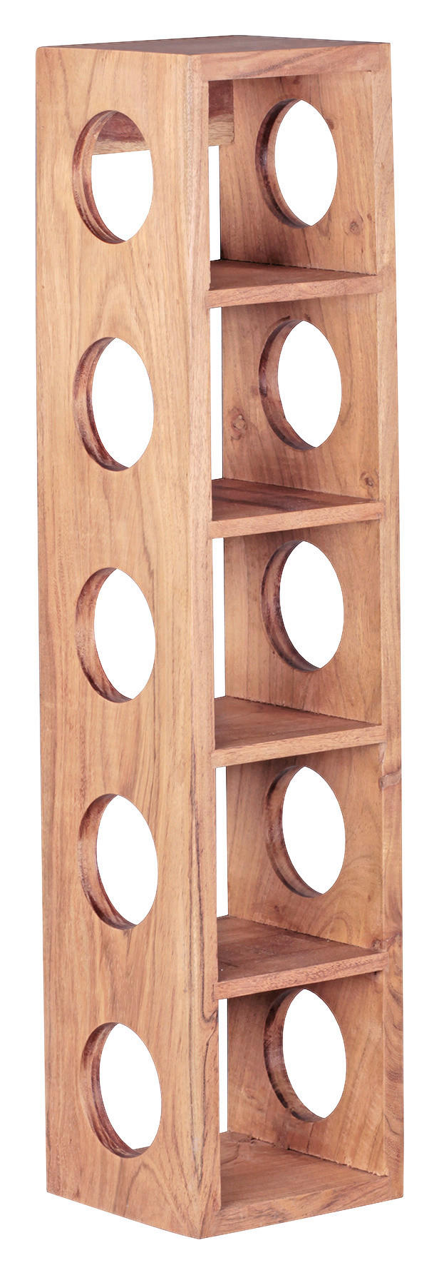 STOJALO ZA VINO - barve akacije, Moderno, les (15/70/15cm) - MID.YOU