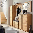 GARDEROBE 6-teilig  in 271/196/38 cm  - Wildeiche, Natur, Glas/Holz (271/196/38cm) - Linea Natura
