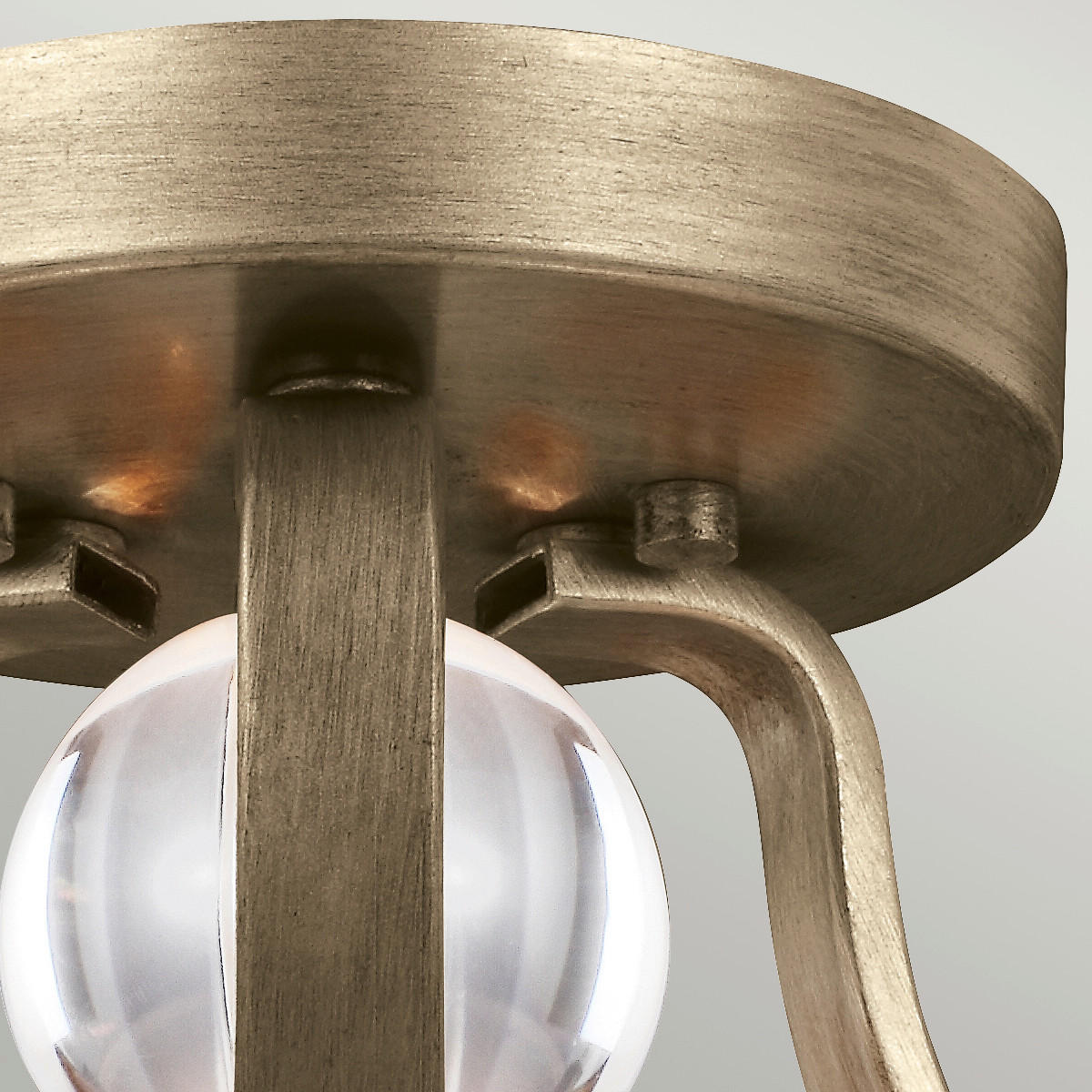 DECKENLEUCHTE  35.2/29.7 cm    - Goldfarben, Basics, Glas/Metall (35.2/29.7cm) - Elstead Lighting