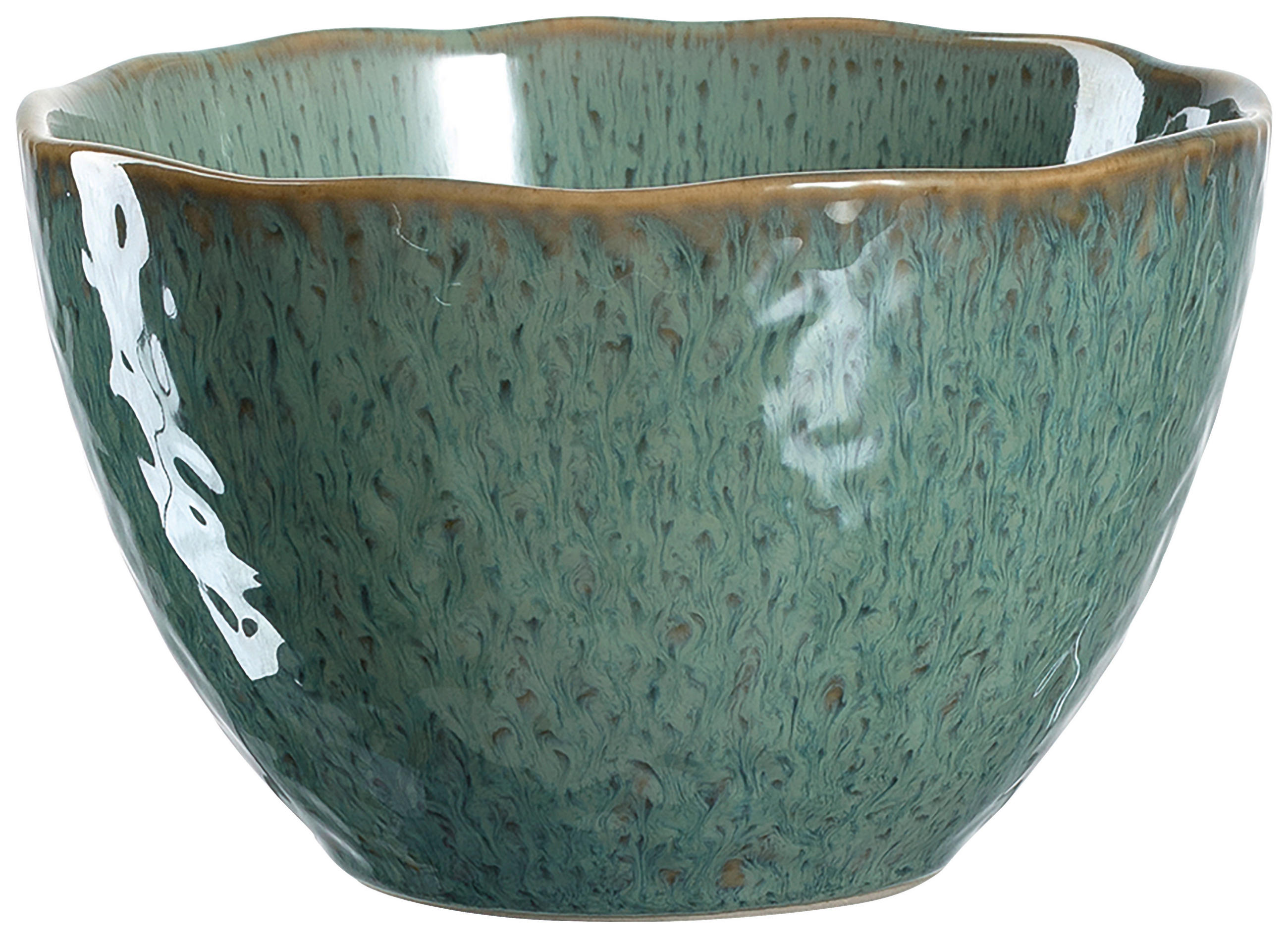 MISKA NA MÜSLI, keramika, 15,30/9,50/15,30 cm - zelená, Lifestyle, keramika (15,30/9,50/15,30cm) - Leonardo