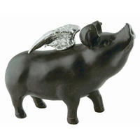 SPARDOSE - Silberfarben/Schwarz, Trend, Kunststoff (23/17/10cm) - Kare-Design