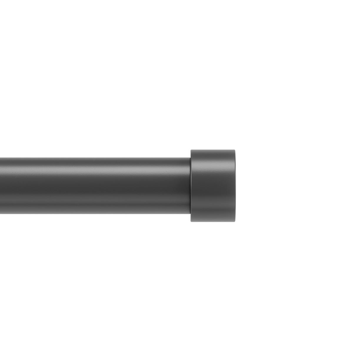 VORHANGSTANGENSET 91-168 cm  - Schwarz, KONVENTIONELL, Kunststoff/Metall (91-168cm) - Umbra