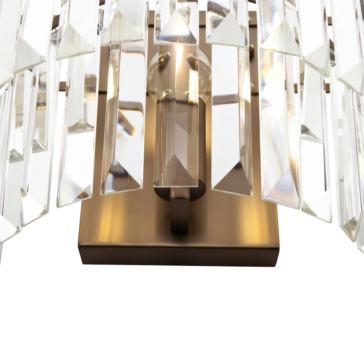 WANDLEUCHTE - Messingfarben, Basics, Glas/Metall (16,5/24,5/33cm) - MAYTONI
