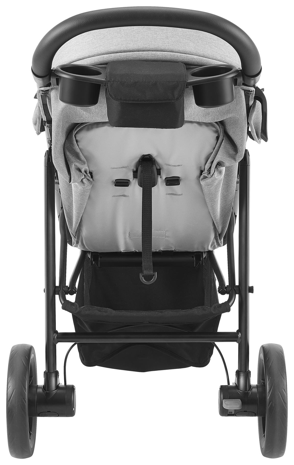 BUGGY Eezefold DLX Lunar  - Schwarz/Grau, Basics, Textil/Metall (59,4/103/93cm) - Graco