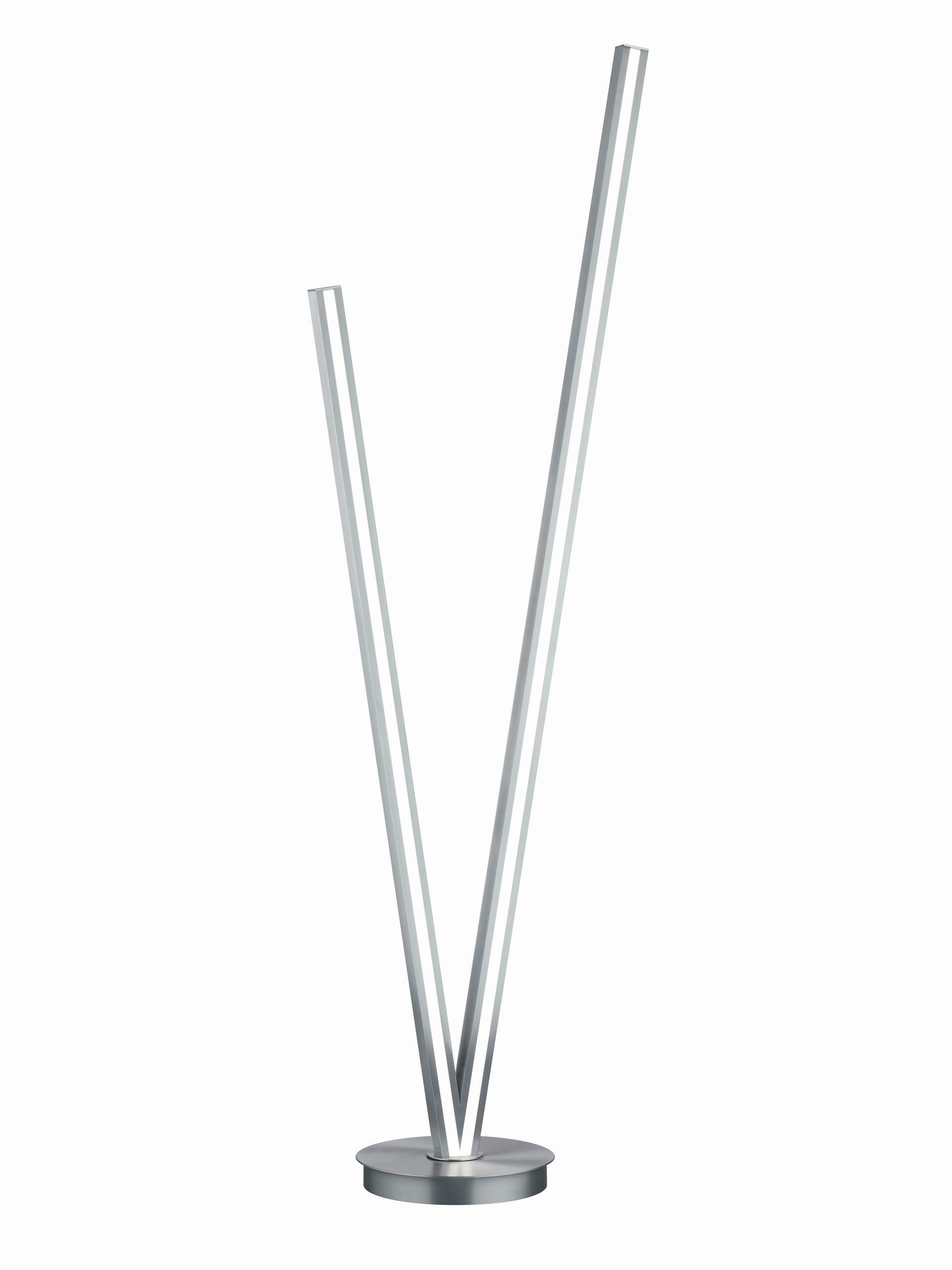 LED-STEHLEUCHTE Cicanto   - Nickelfarben, Design, Metall (54/172,5/30cm) - Cinque