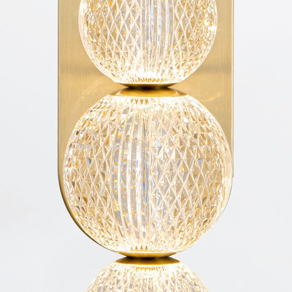 LED-WANDLEUCHTE Alora   - Messingfarben, KONVENTIONELL, Kunststoff/Metall (74,6/12,1/22,9cm) - Elstead Lighting