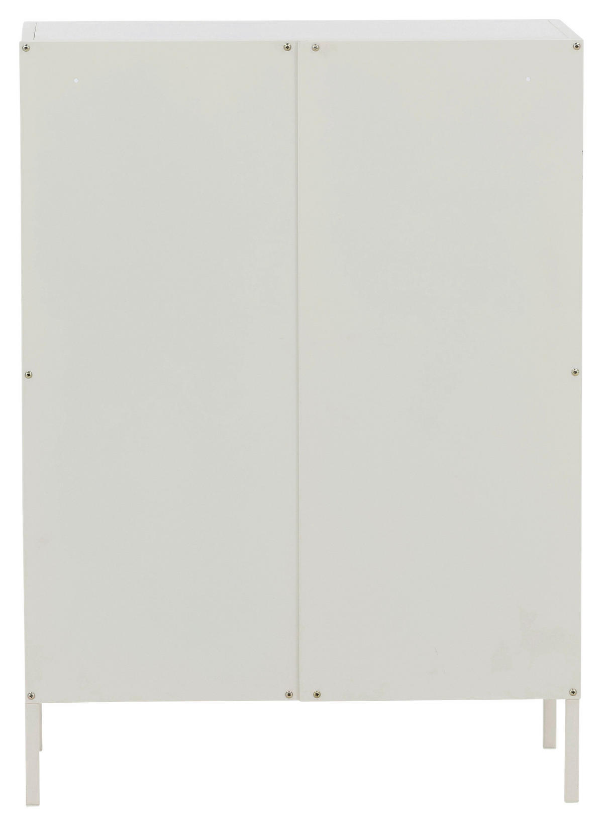 BÜCHERWAND Weiß  - Weiß, Design, Metall (80/110/40cm) - Livetastic