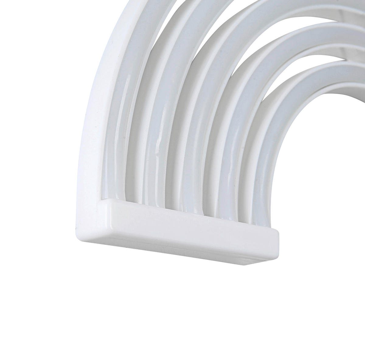 LED FALILÁMPA - áttetsző/fehér, Trend, műanyag (29,5/16/1,7cm) - Boxxx