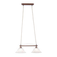 HÄNGELEUCHTE 59/24/120 cm  - Rostfarben, KONVENTIONELL, Glas/Kunststoff (59/24/120cm)