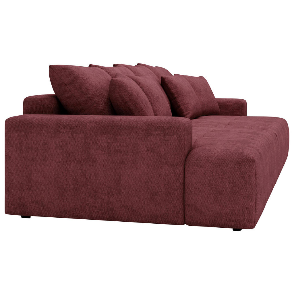 Thumbnail - Livetastic Bigsofa Adele, Bordeaux, Textil, 4-Sitzer, Füllung: Schaumstoff, 270x85x136 cm, Made in EU, Rücken echt, Armt...