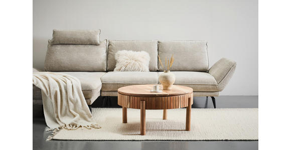 COUCHTISCH Akazie massiv, Sperrholz 80/80/40 cm rund Akaziefarben  - Akaziefarben, LIFESTYLE, Holz (80/80/40cm) - Landscape