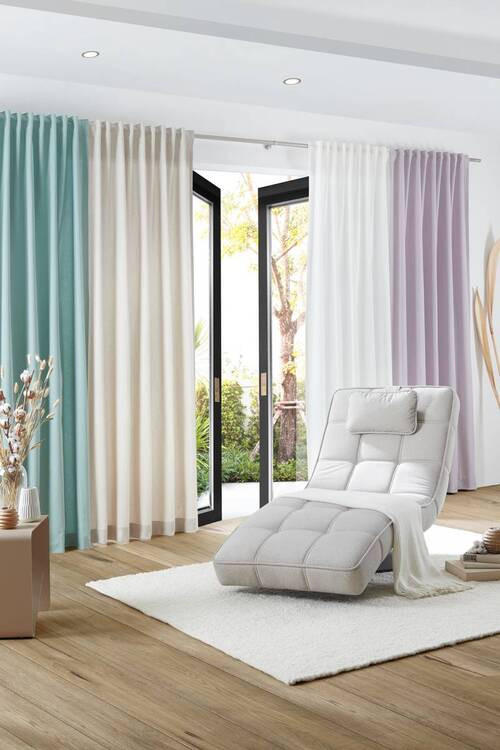FERTIGVORHANG  blickdicht  140/255 cm   - Naturfarben, Basics, Textil (140/255cm) - Bio:Vio