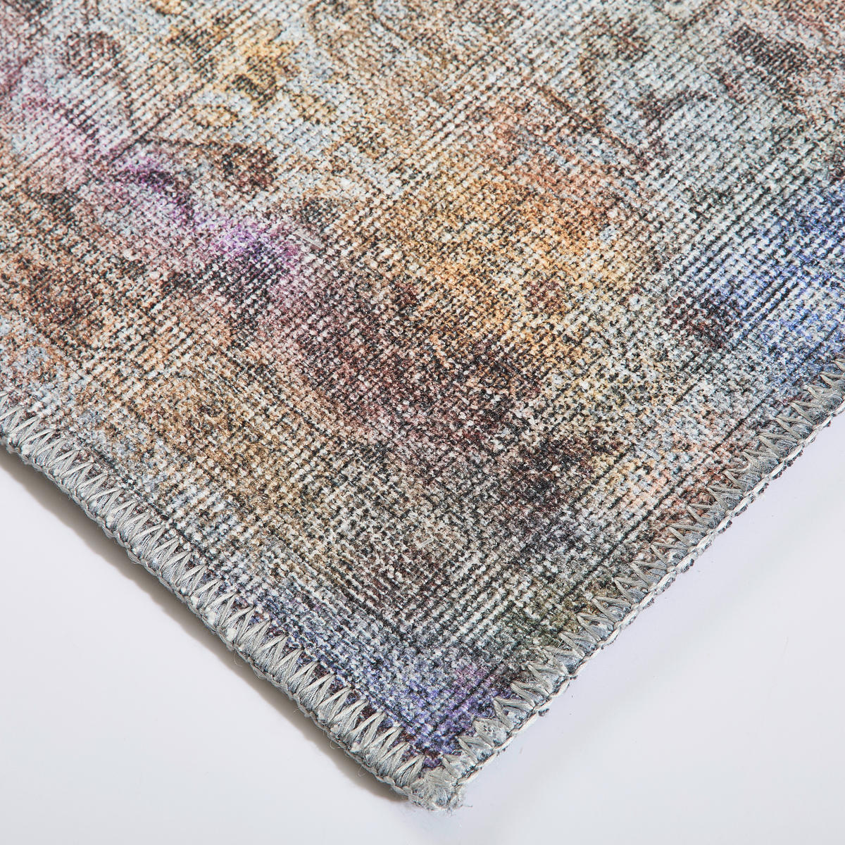 VINTAGE-TEPPICH 135/190 cm Grau, Multicolor  - Multicolor/Grau, LIFESTYLE, Textil (135/190cm) - Novel