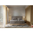 BOXSPRINGBETT 180/200 cm  in Taupe, Eichefarben  - Taupe/Eichefarben, Natur, Holz/Textil (180/200cm) - Valnatura