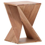 BEISTELLTISCH 35/35/50 cm Akazie massiv Akaziefarben quadratisch  - Akaziefarben, LIFESTYLE, Holz (35/35/50cm) - Landscape