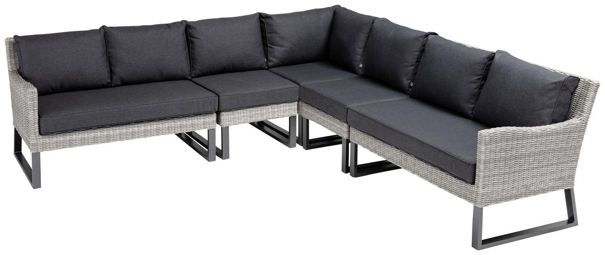 LOUNGEMITTELTEIL - Anthrazit/Weiß, Basics, Kunststoff/Textil (60/85/80cm) - Kettler