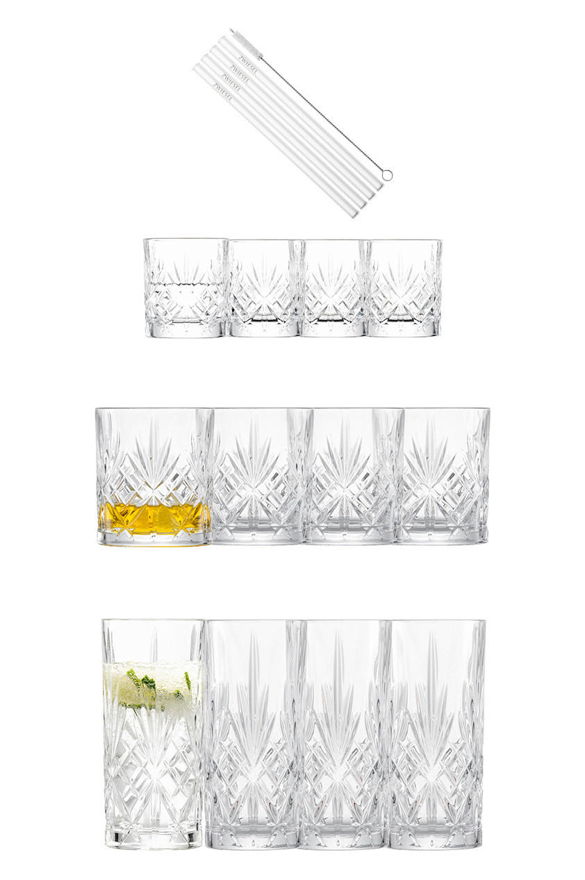 GLÄSERSET Show 17-teilig  - Transparent, Design, Glas - Schott Zwiesel