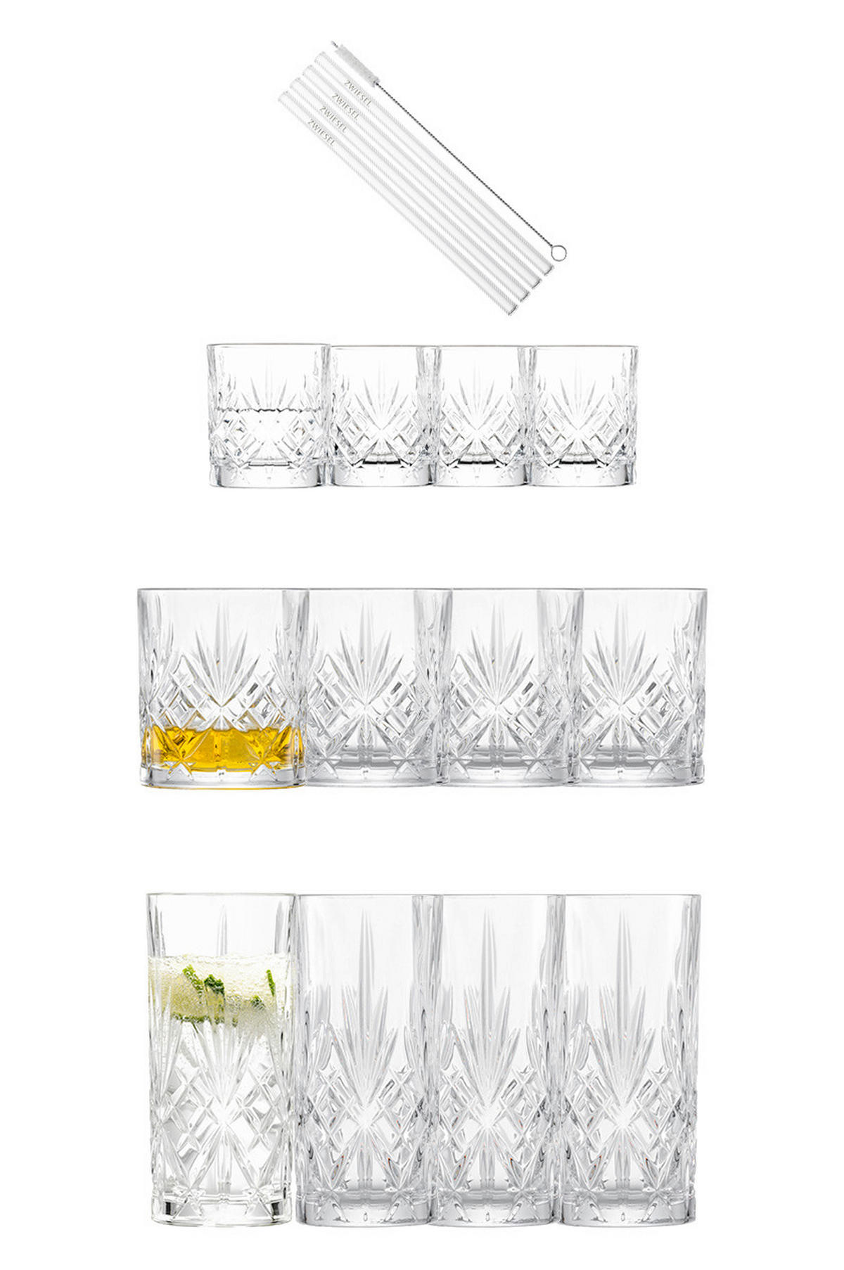 GLÄSERSET Show 17-teilig  - Transparent, Design, Glas - Schott Zwiesel