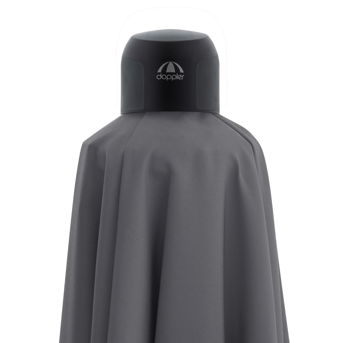AMPELSCHIRM 210x210 cm  - Anthrazit, Basics, Textil/Metall (210/210cm) - Doppler