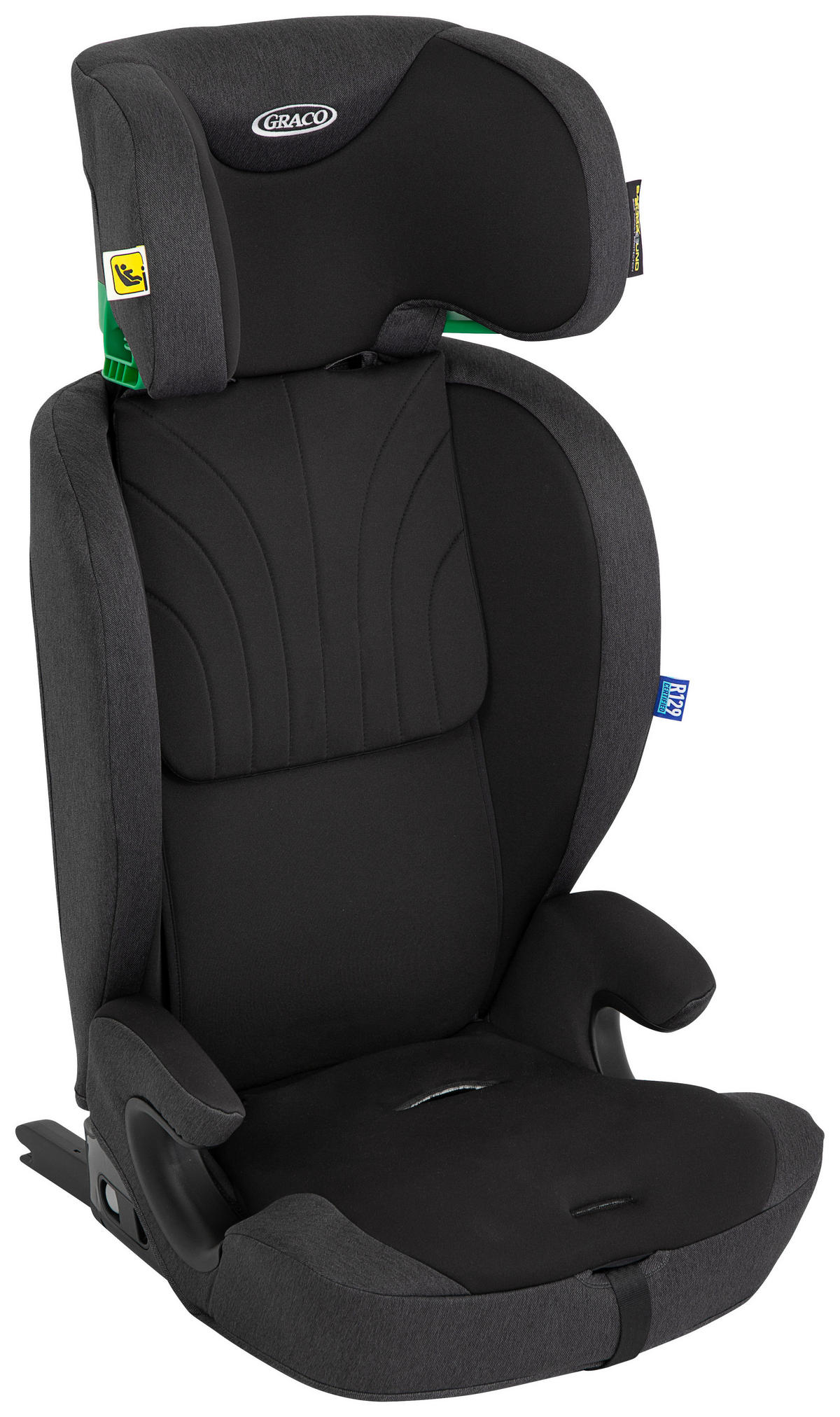 KINDERAUTOSITZ Energi i-Size R129  - Dunkelgrau/Schwarz, Basics, Textil (50,6/83,1/46,9cm) - Graco