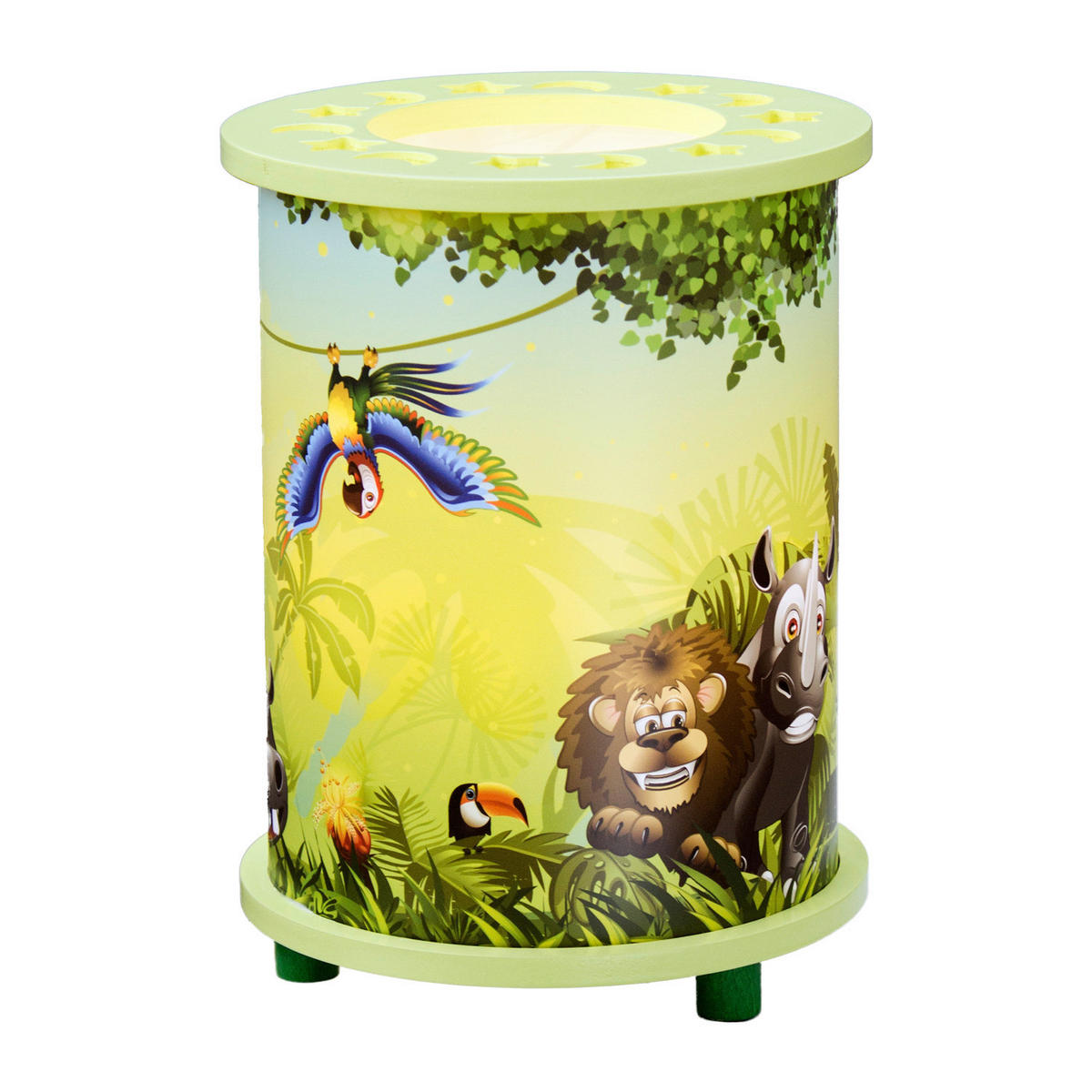 KINDERTISCHLEUCHTE  - Grün, Basics, Holz/Kunststoff (20/25cm)