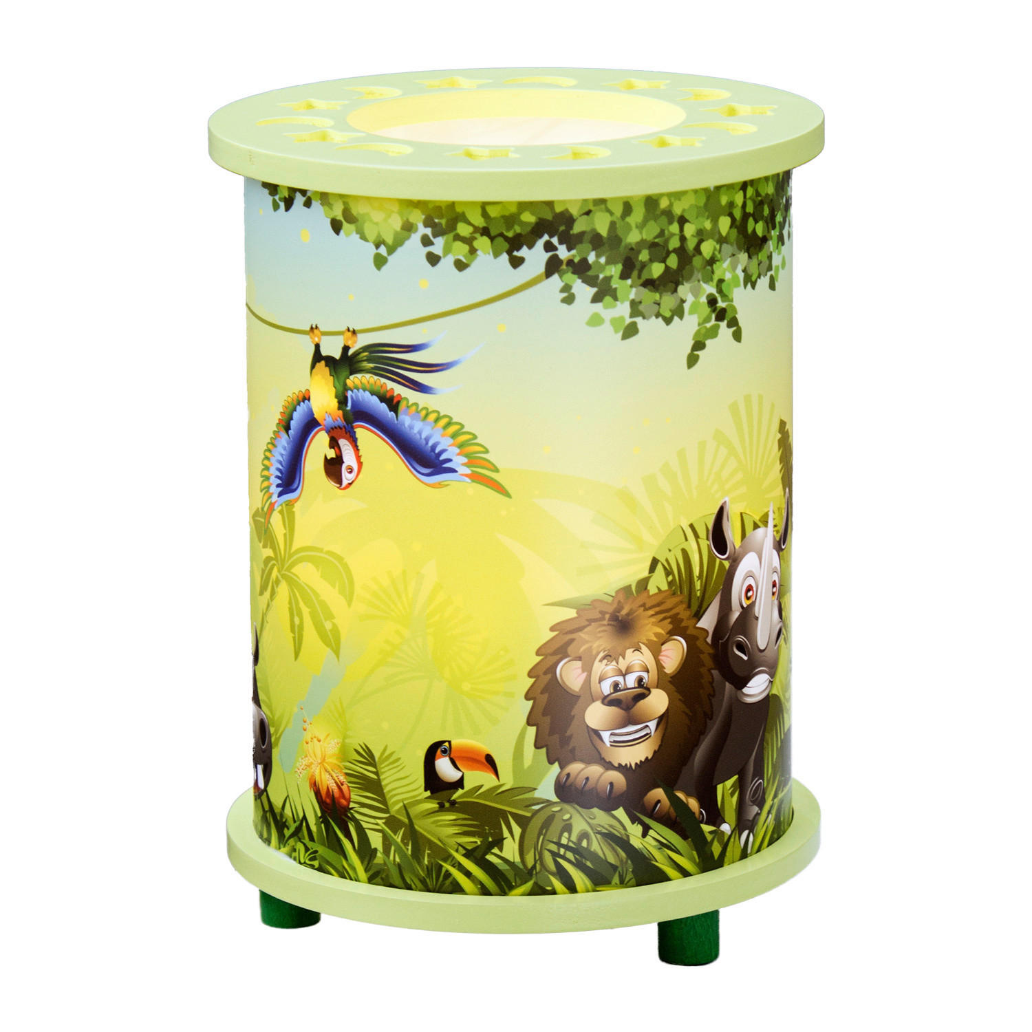 XXXLutz Kindertischleuchte Grün 25 cm