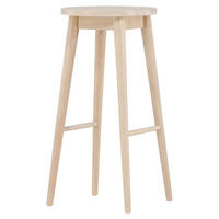 BARHOCKER-SET in Weiß  - Weiß, Design, Holz (36/75/36cm) - Livetastic