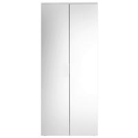 CIPŐSSZEKRÉNY - ezüst/fehér, Design, műanyag/faalapú anyag (80/190/35cm) - MID.YOU
