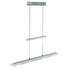 LED-HÄNGELEUCHTE - Chromfarben/Nickelfarben, KONVENTIONELL, Glas/Metall (64/150cm) LED-HÄNGELEUCHTE - Chromfarben/Nickelfarben, KONVENTIONELL, Glas/Metall (64/150cm)