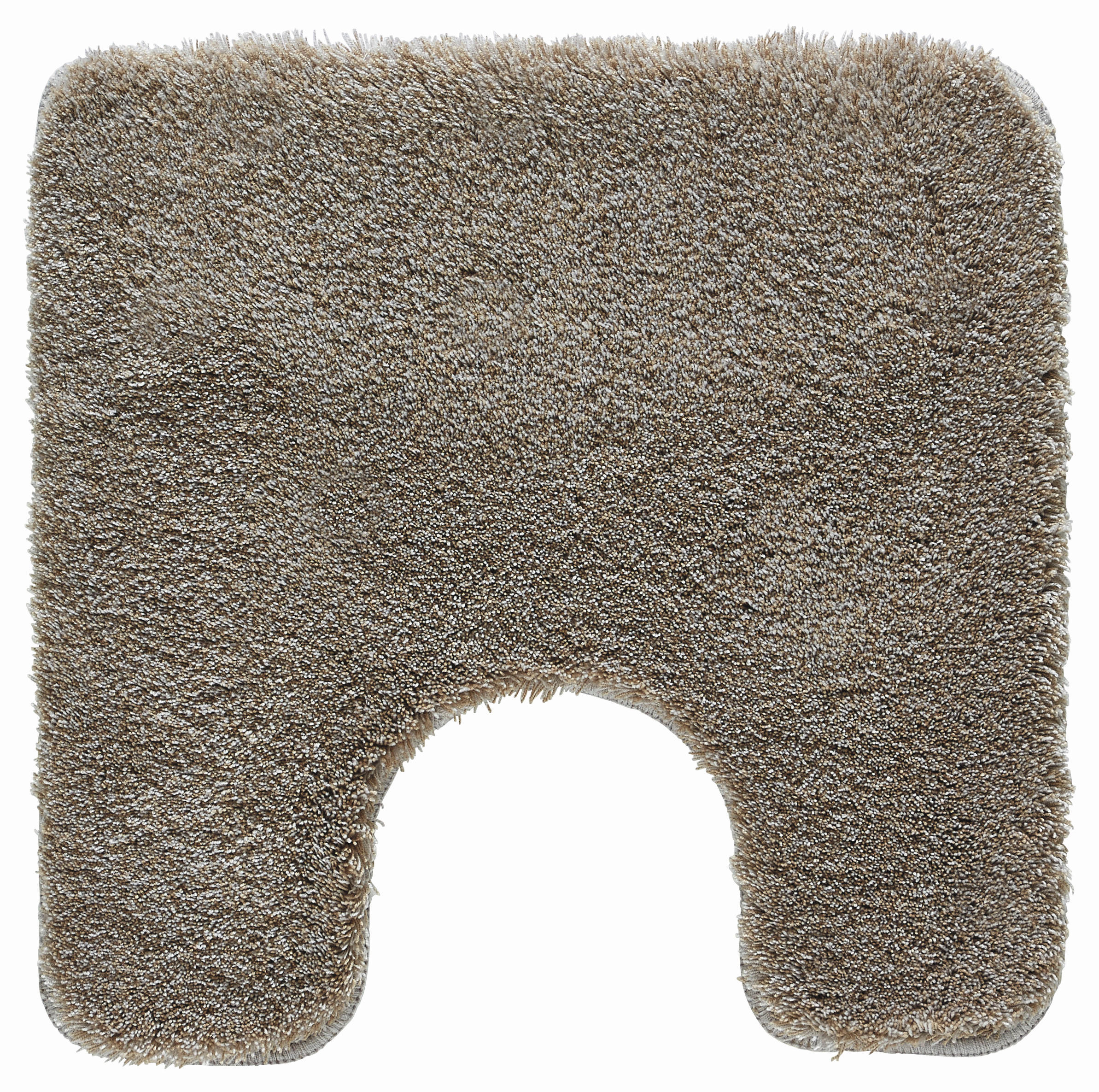 WC-VORLEGER Taupe 55/55 cm  - Taupe, Basics, Kunststoff/Textil (55/55cm) - Kleine Wolke