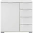 KOMMODE 81 83 41 cm - Alufarben/Weiß, Design, Holzwerkstoff/Kunststoff (81 83 41cm) - Carryhome KOMMODE 81 83 41 cm - Alufarben/Weiß, Design, Holzwerkstoff/Kunststoff (81 83 41cm) - Carryhome