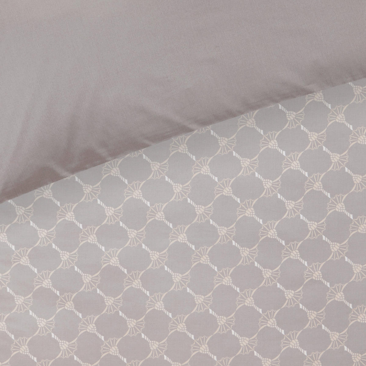 WENDEBETTWÄSCHE Makosatin 140/200 cm  - Sandfarben, Design, Naturmaterialien/Textil (140/200cm) - Joop!