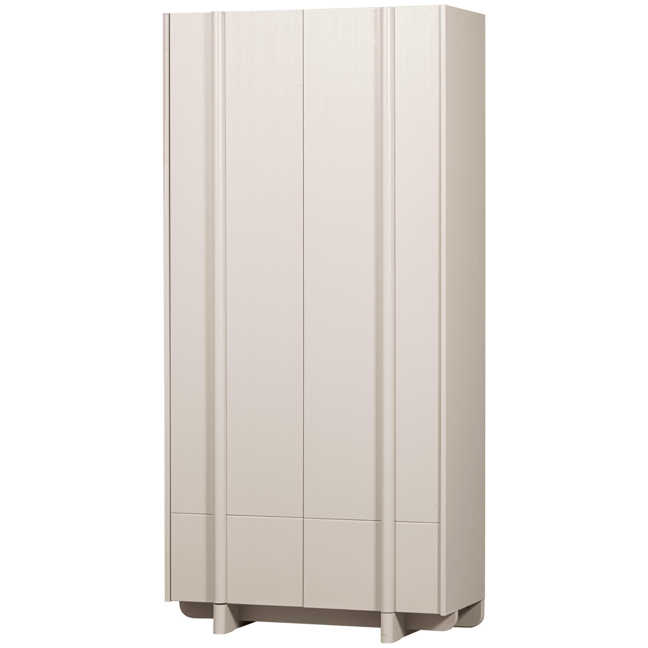 GARDEROBENSCHRANK 101/210/46 cm  - Grauweiß, Design, Holz (101/210/46cm) - Livetastic