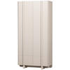 GARDEROBENSCHRANK Basu  in 101/210/46 cm  - Grauweiß, Design, Holz (101/210/46cm) - Livetastic