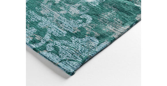 VINTAGE-TEPPICH 40/60 cm Alanis Allover Türkis  - Türkis, Design, Textil (40/60cm) - Novel